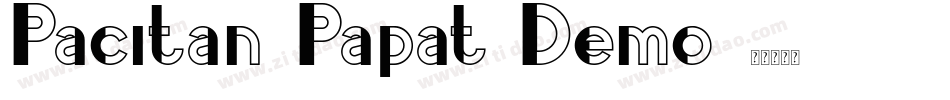 Pacitan Papat Demo字体转换
